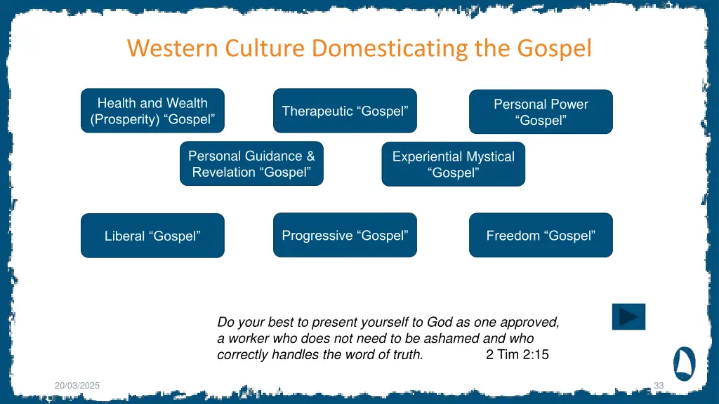 western culture domesticating the gospel 1