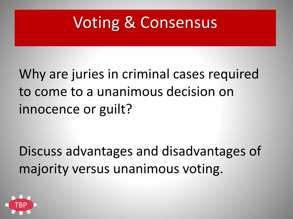 voting consensus