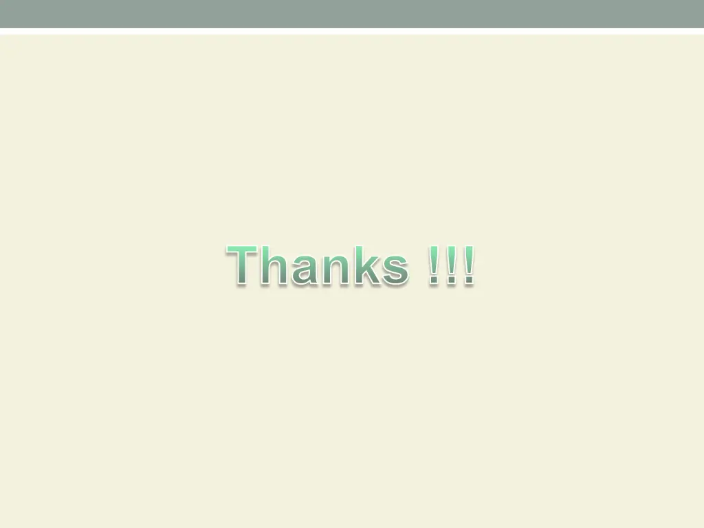 thanks