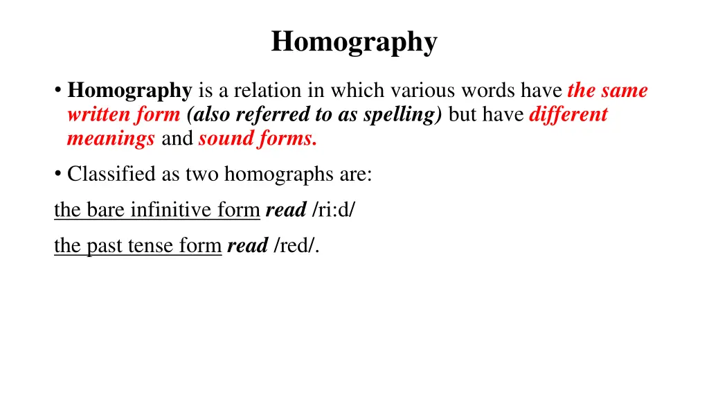 homography