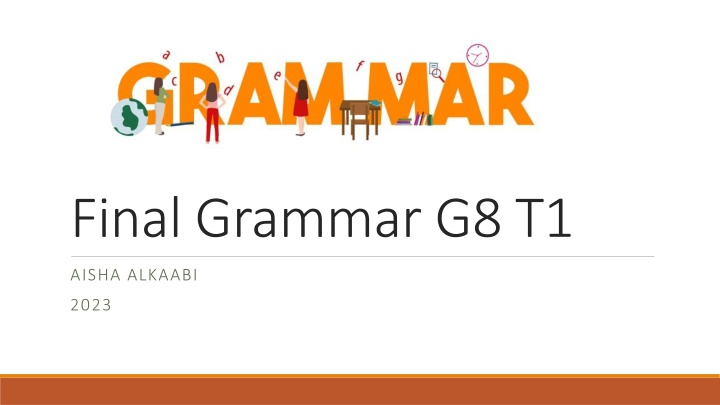 final grammar g8 t1