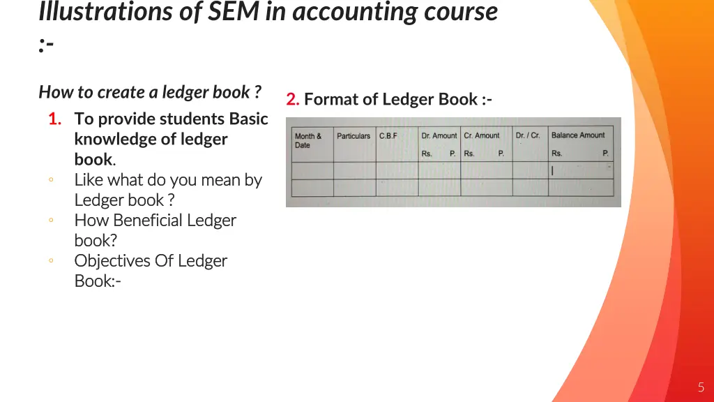 illustrations of sem in accounting course 2