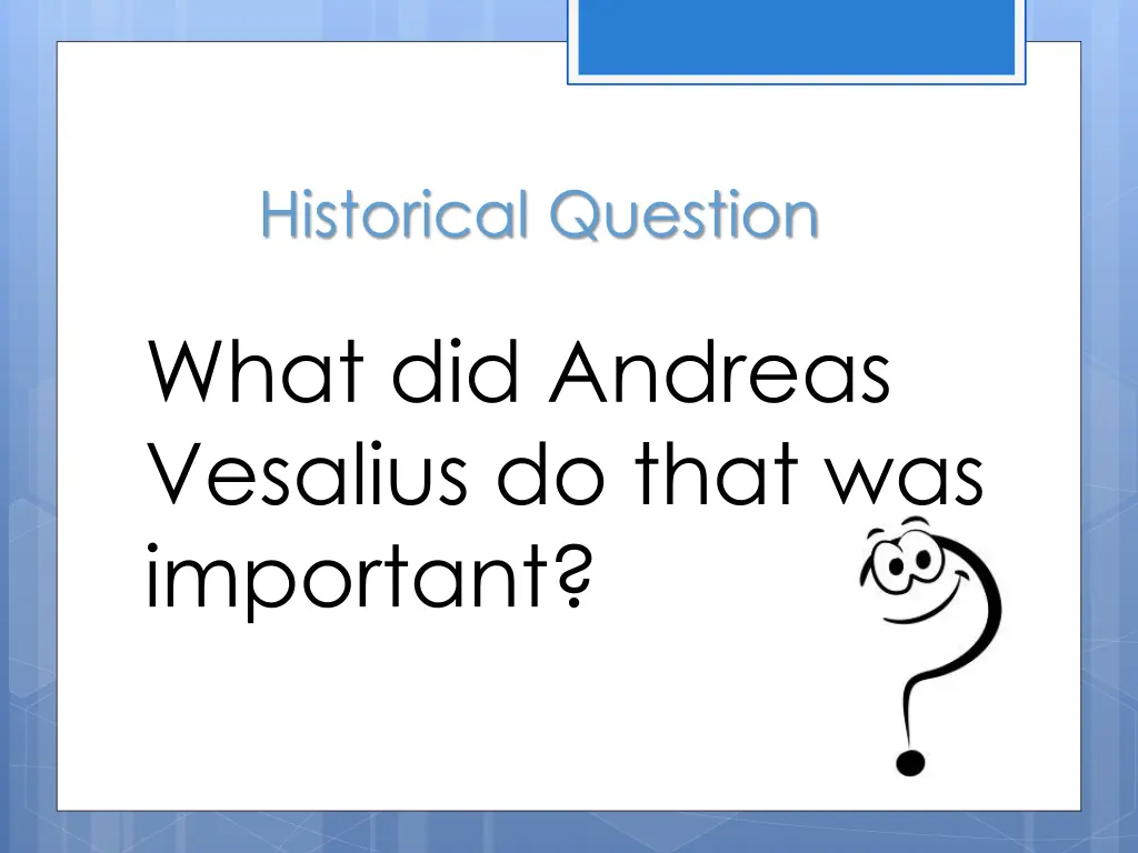 historical question
