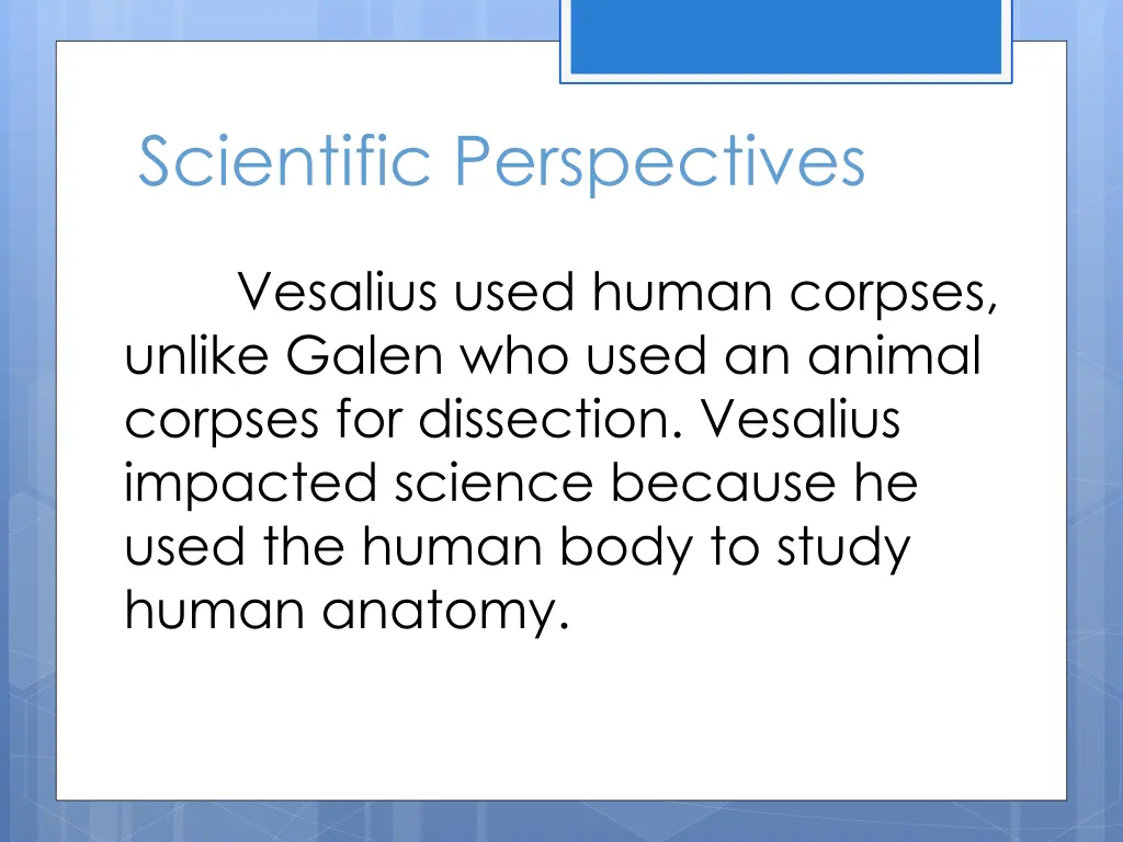 scientific perspectives