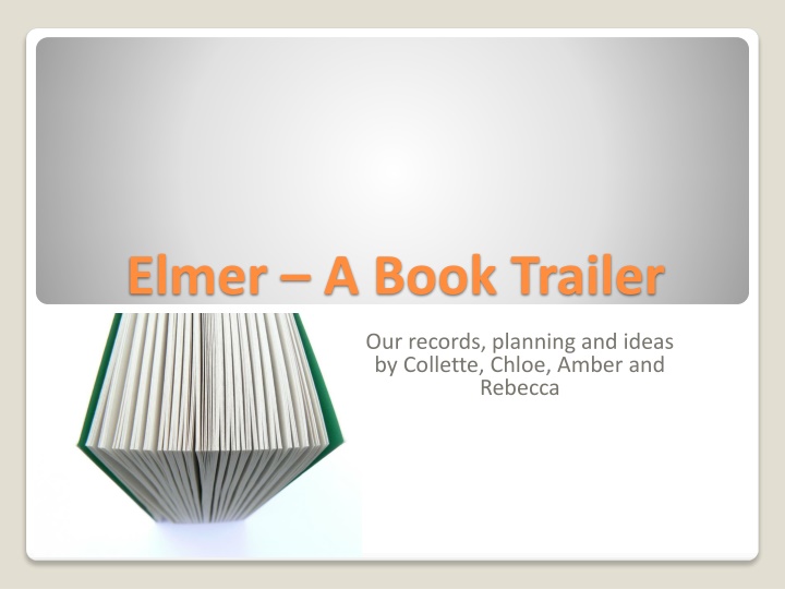 elmer a book trailer