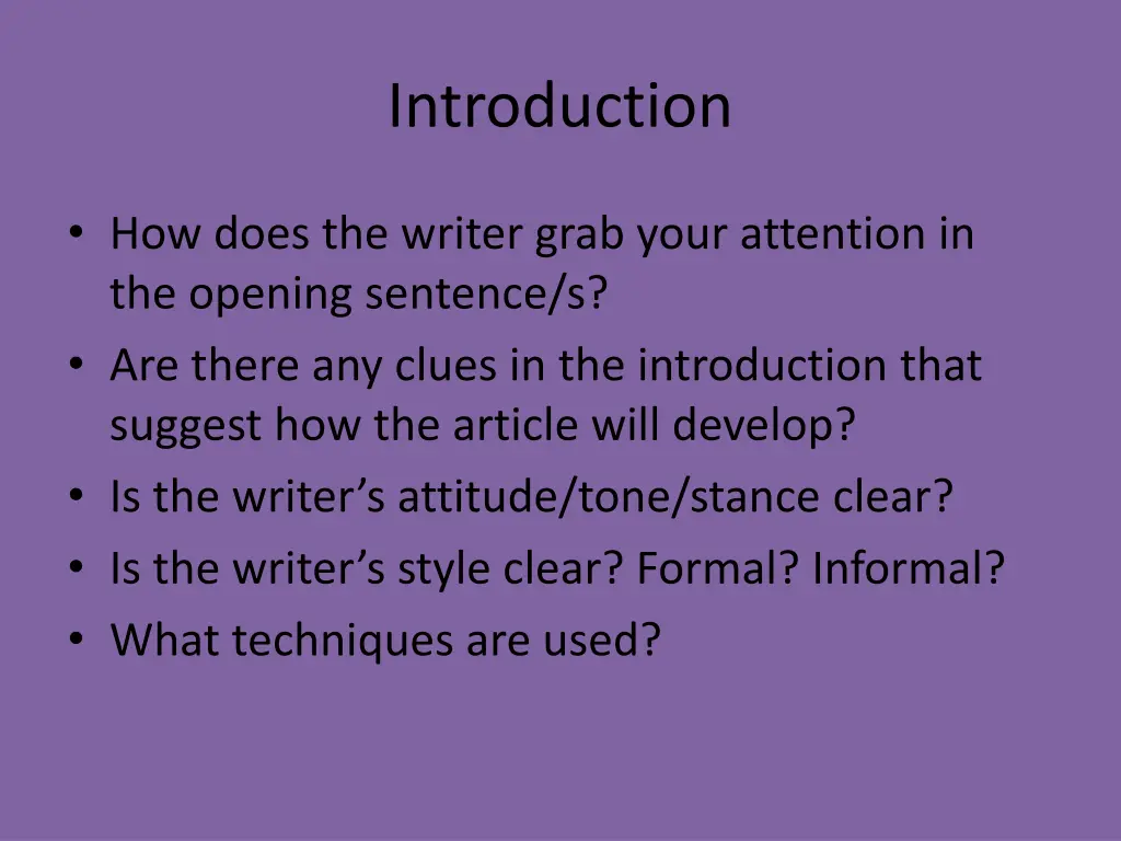 introduction