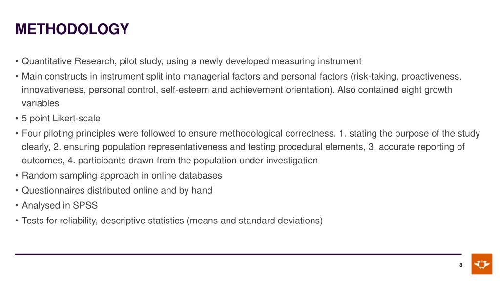 methodology