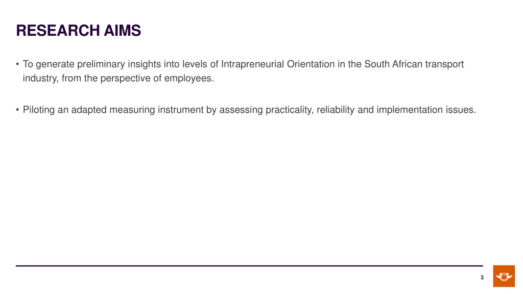 research aims