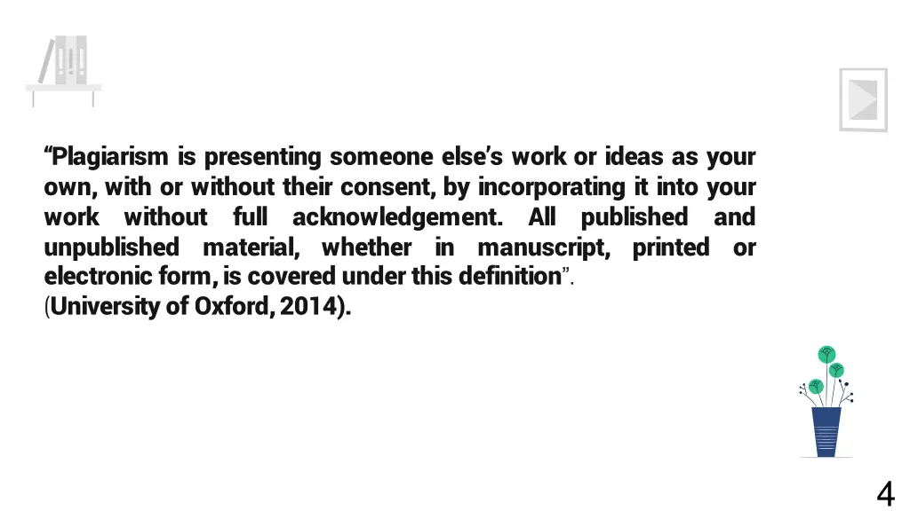 plagiarism is presenting someone else s work