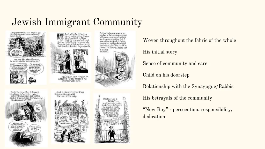 jewish immigrant community