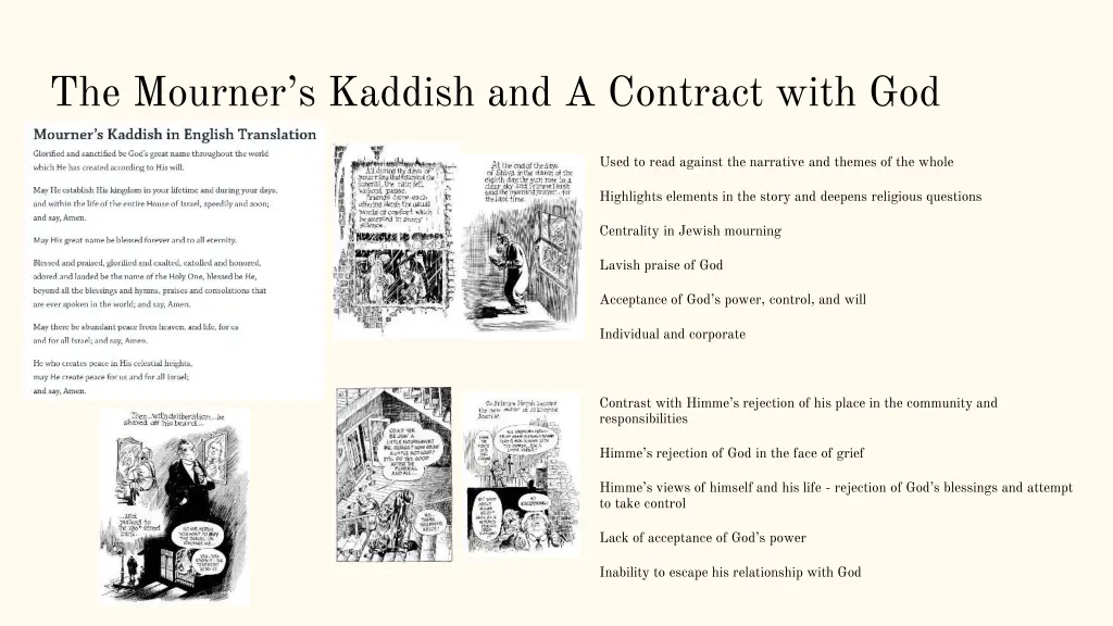 the mourner s kaddish and a contract with god