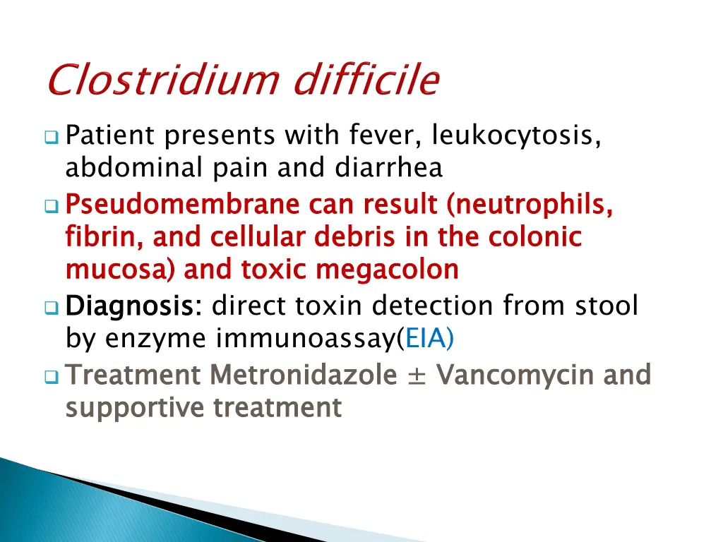 patient presents with fever leukocytosis