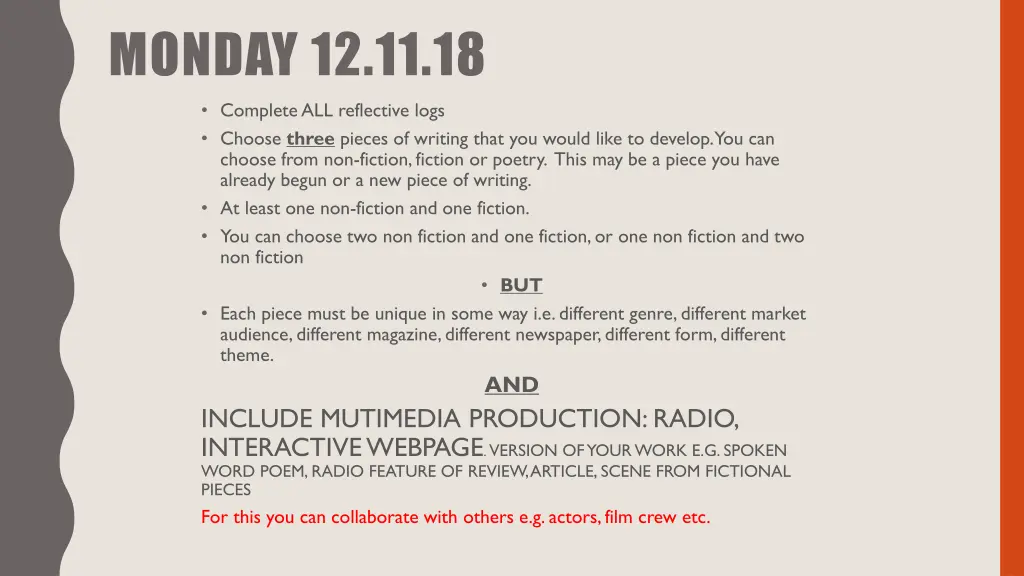 monday 12 11 18