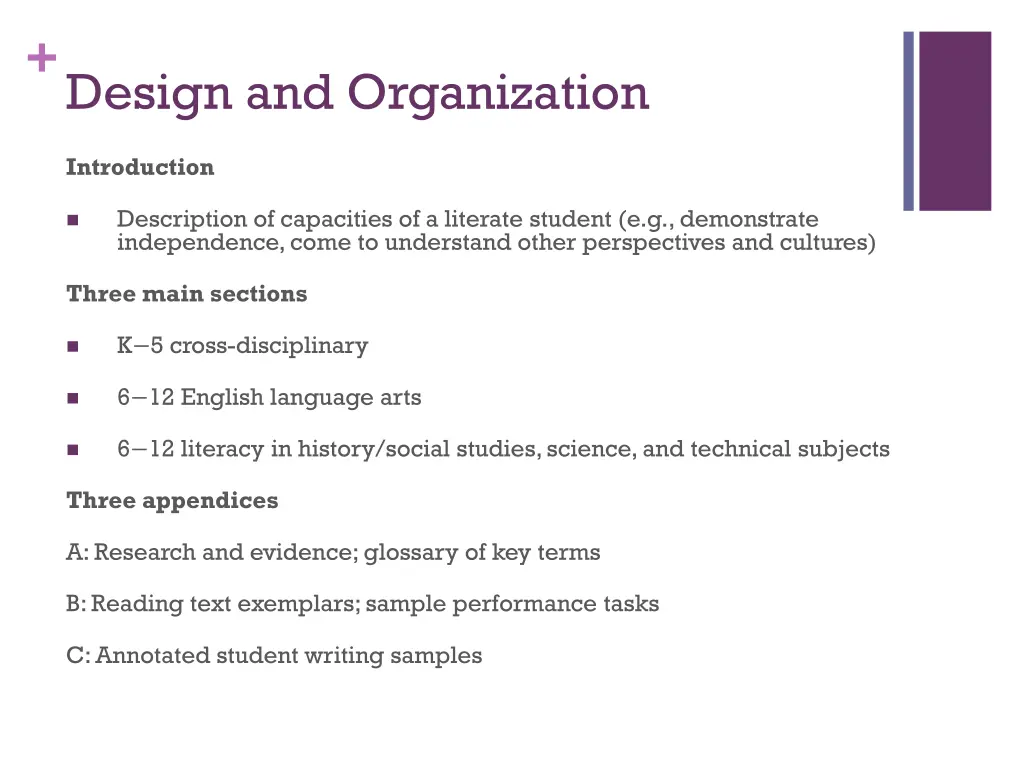 design and organization