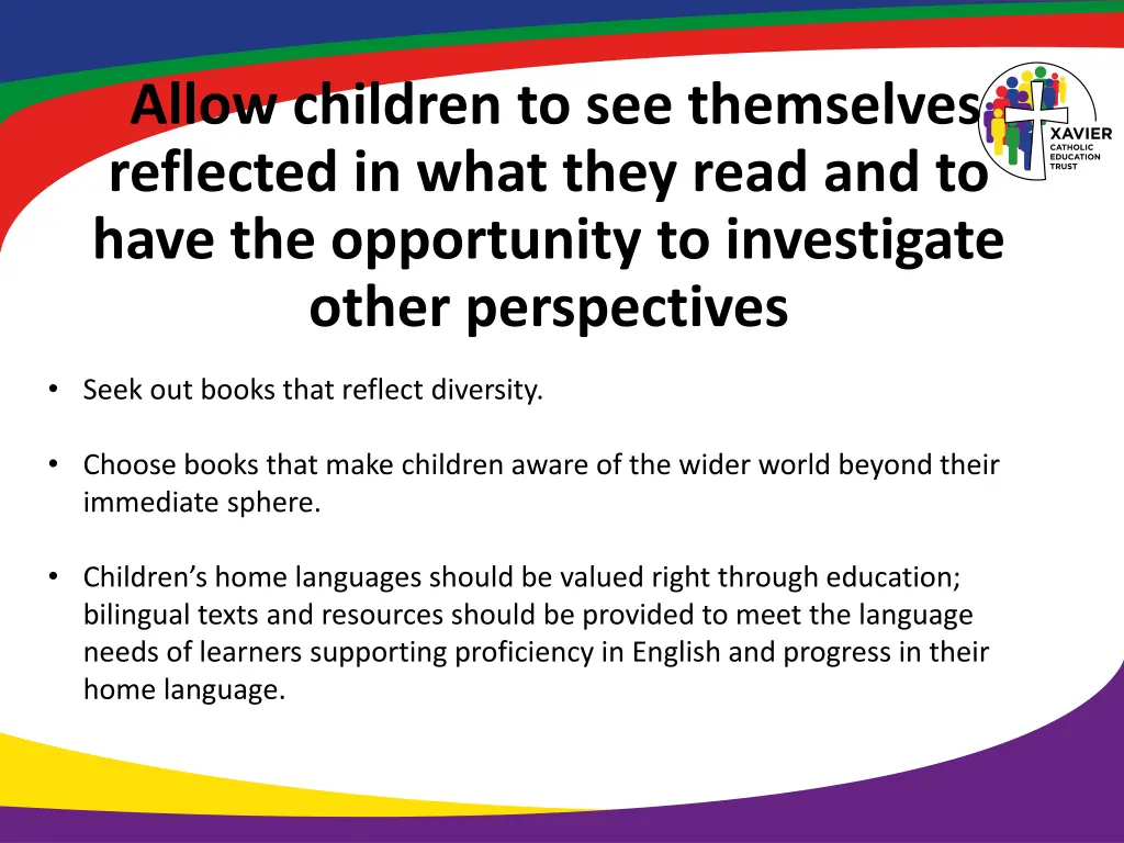 allow children to see themselves reflected