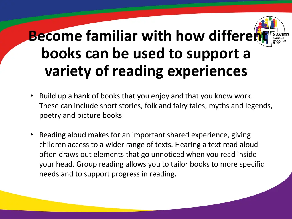 become familiar with how different books