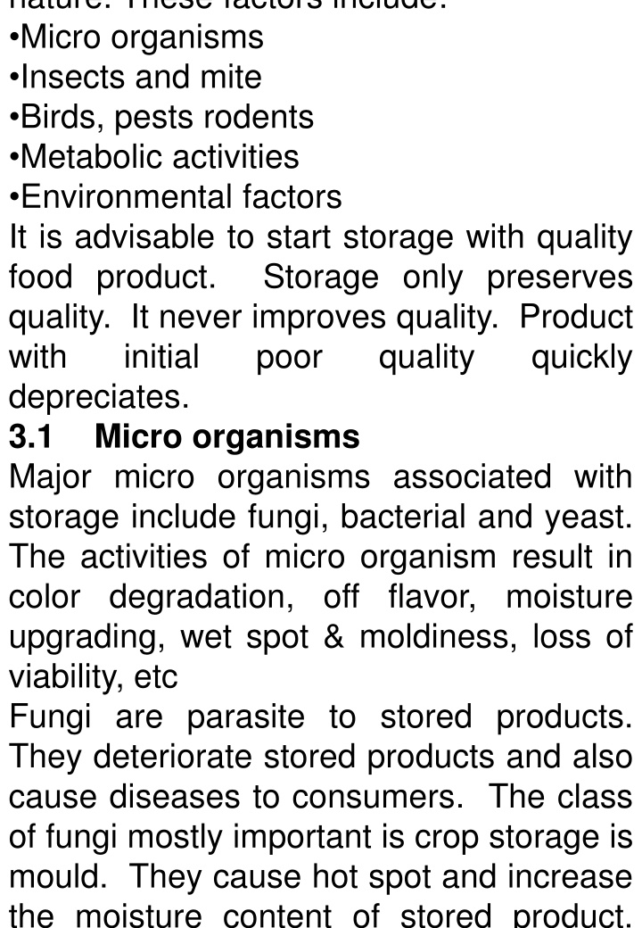 nature these factors include micro organisms