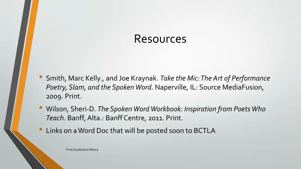 resources