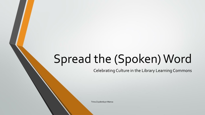 spread the spoken word