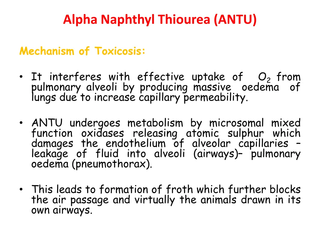 alpha naphthyl thiourea antu