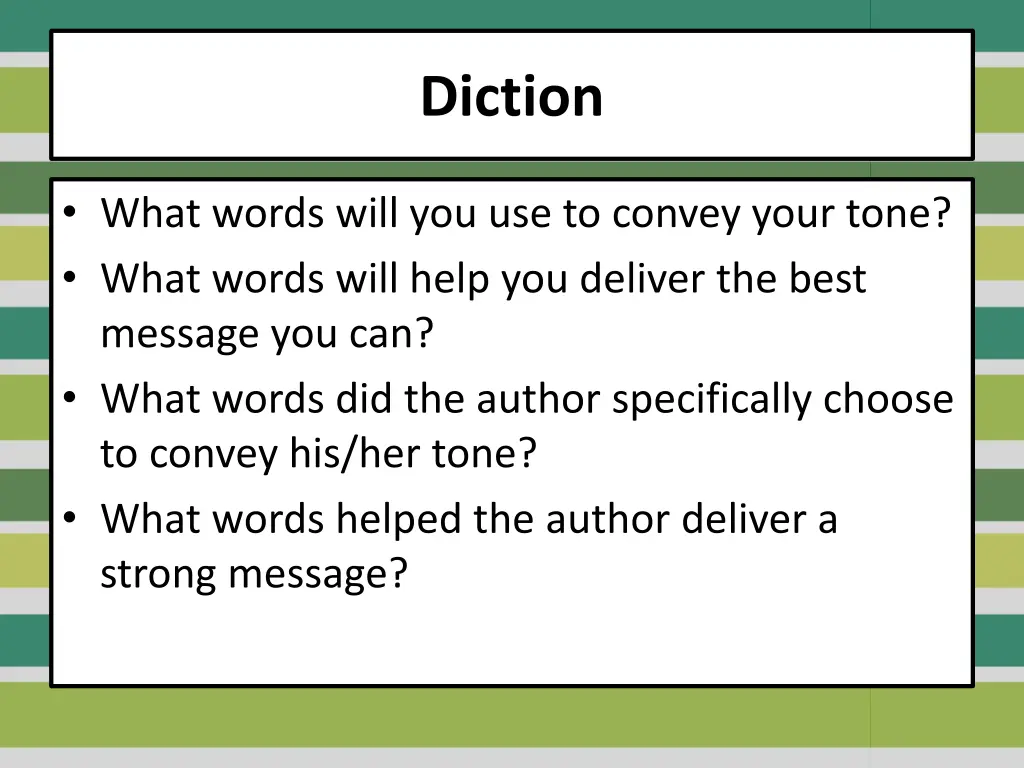 diction