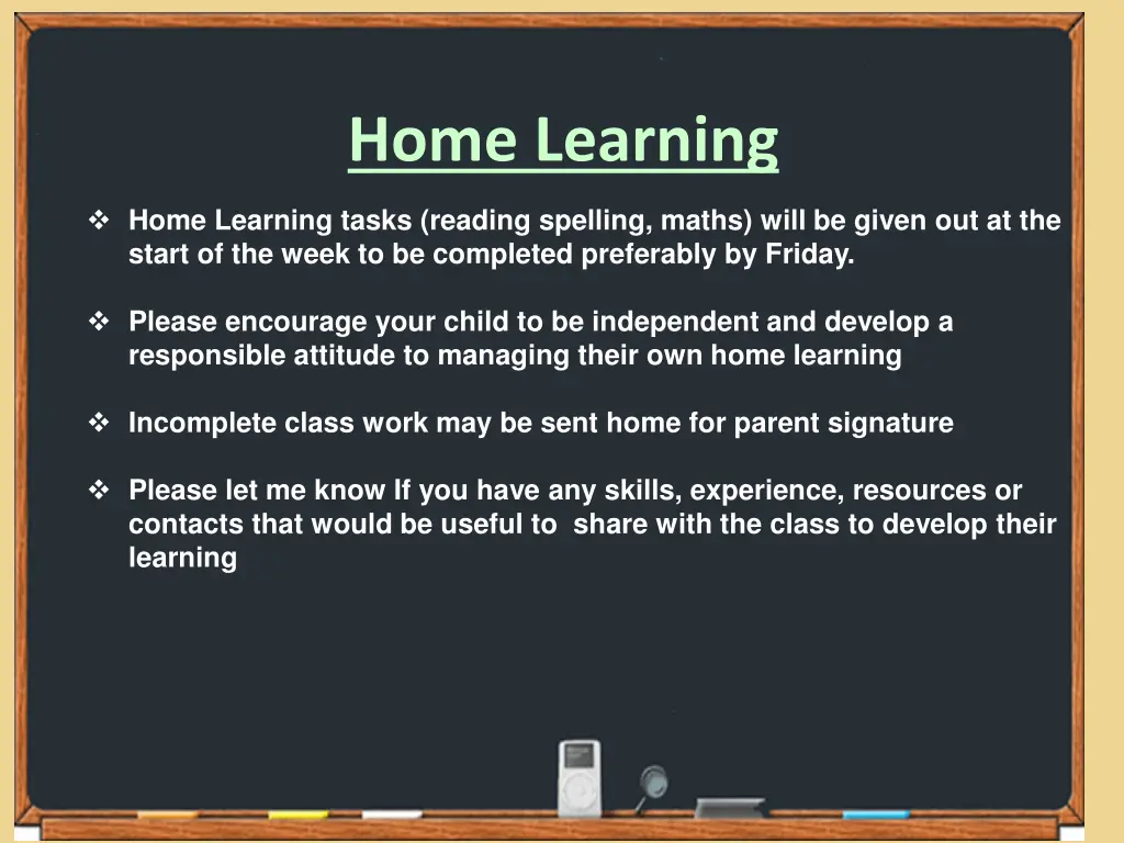 home learning