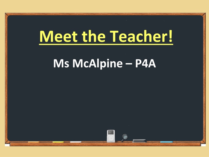 meet the teacher