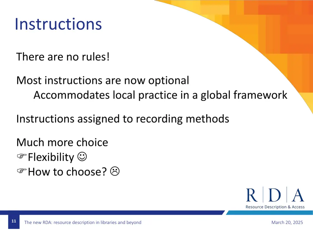 instructions