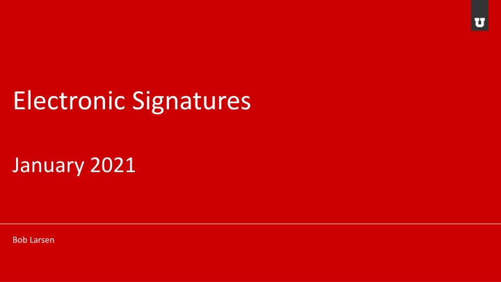 electronic signatures