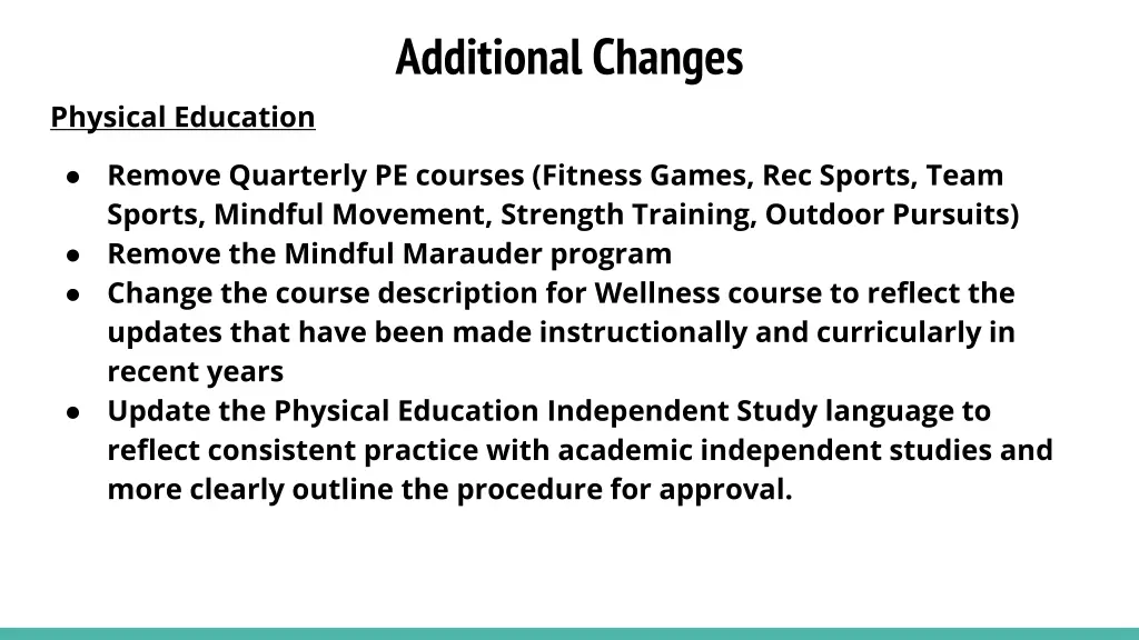 additional changes 2