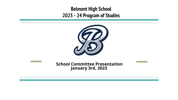 belmont high school 2023 24 program of studies