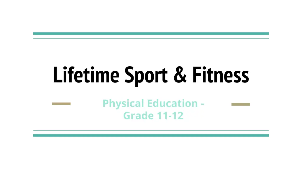 lifetime sport fitness