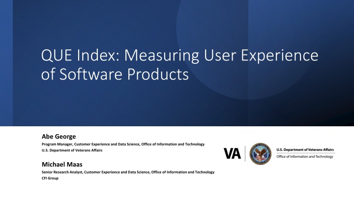 que index measuring user experience of software