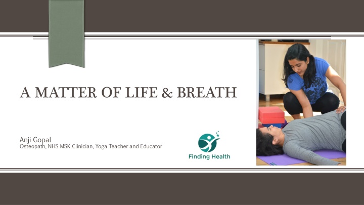 a matter of life breath