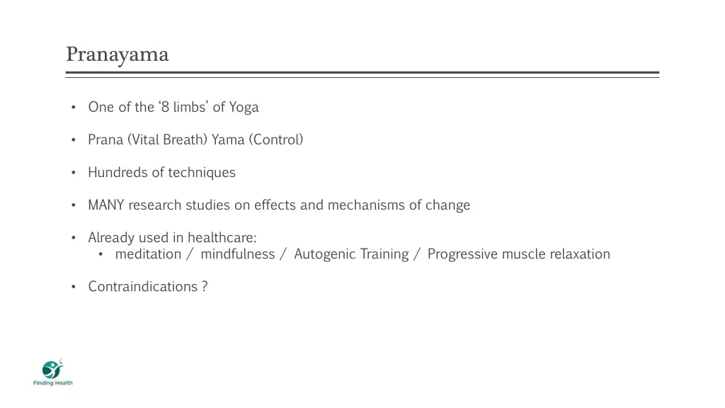 pranayama
