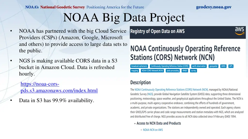 noaa big data project