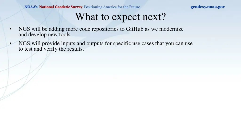 what to expect next