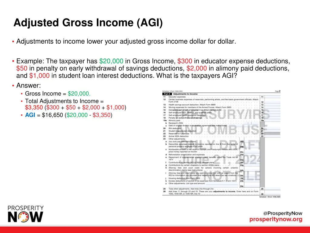 adjusted gross income agi 1
