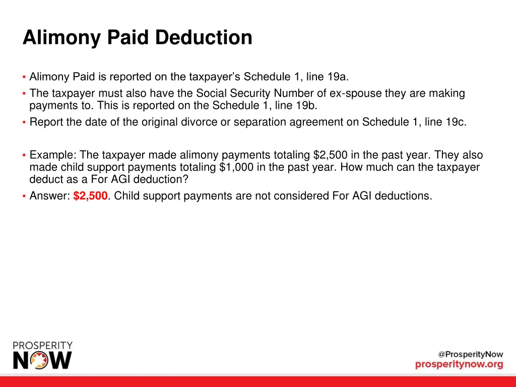 alimony paid deduction 1