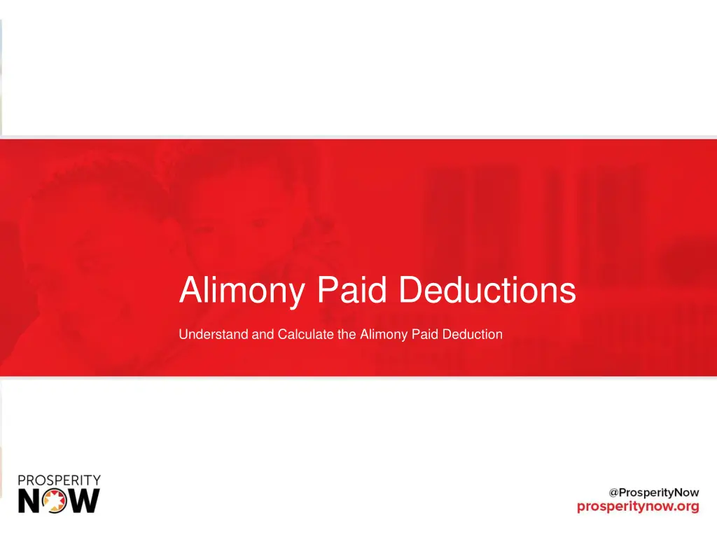alimony paid deductions