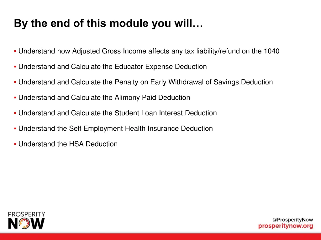 by the end of this module you will