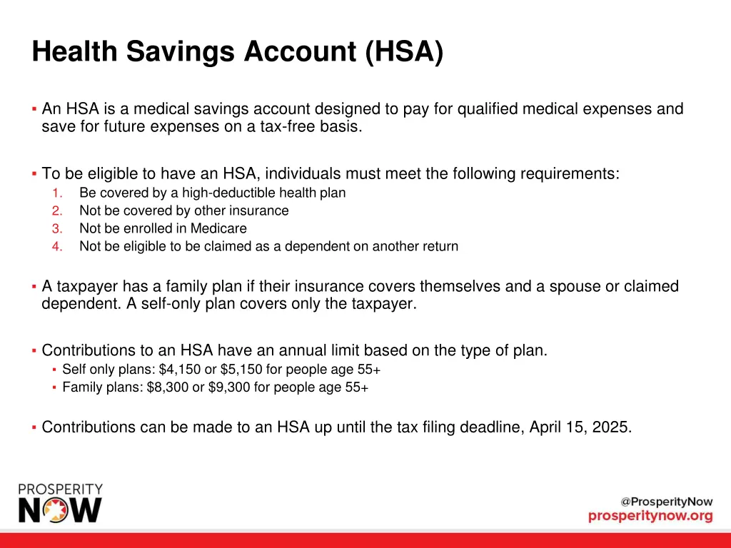 health savings account hsa