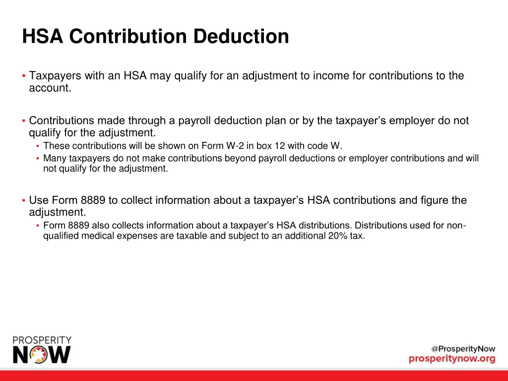 hsa contribution deduction 1