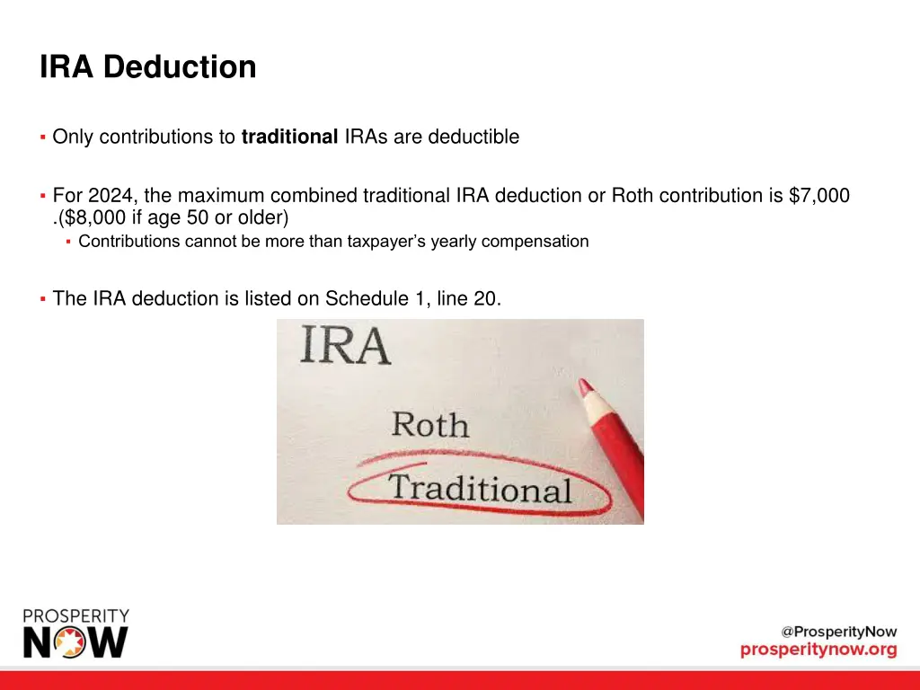 ira deduction