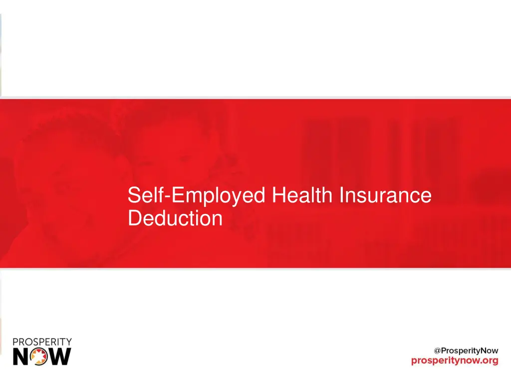 self employed health insurance deduction