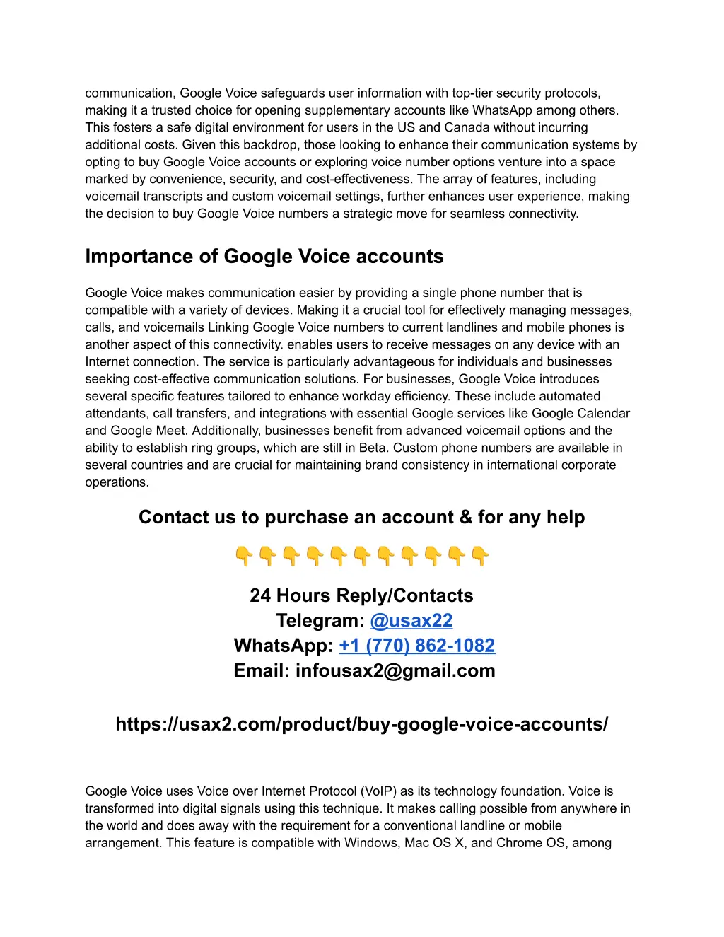 communication google voice safeguards user