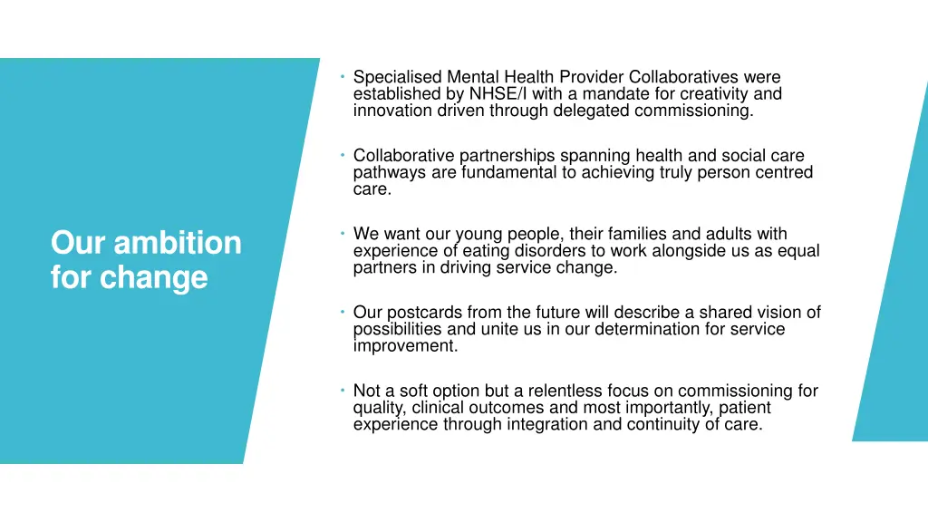 specialised mental health provider collaboratives
