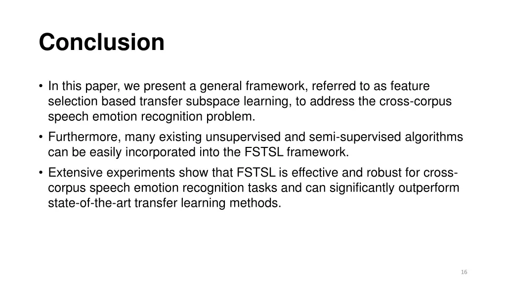 conclusion