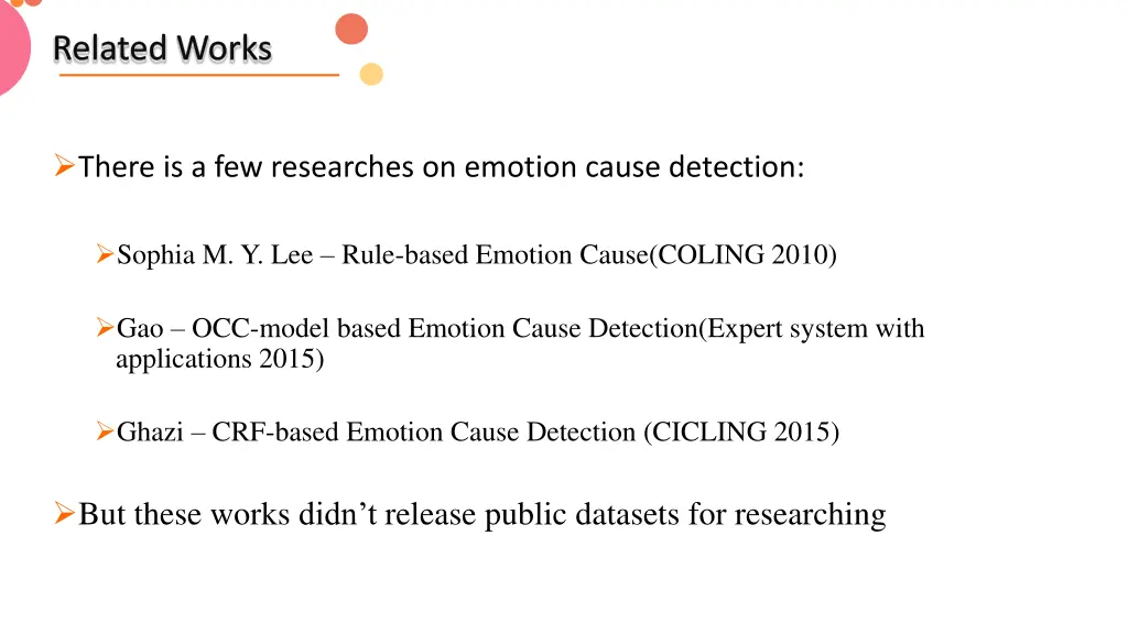 related works
