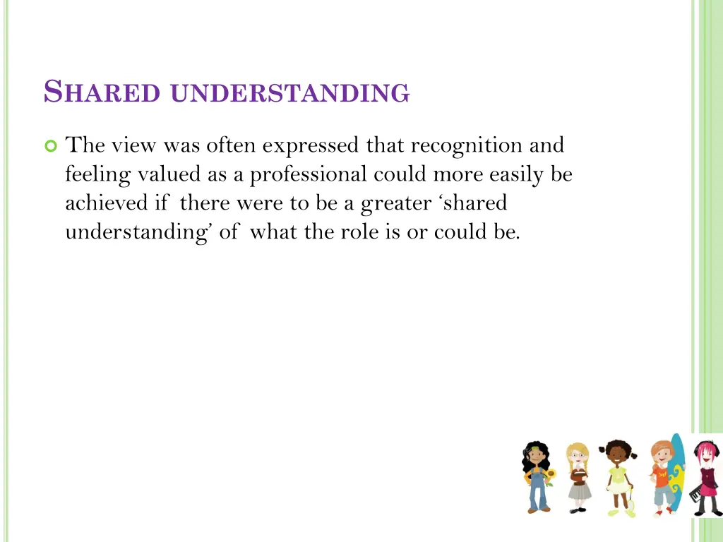 s hared understanding